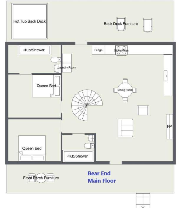 Bear End Villa Sevierville Phòng bức ảnh